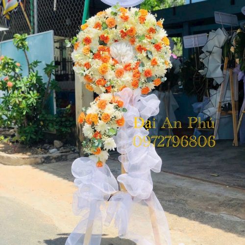 Vòng hoa đám tang #HCB22 ,.shop hoa tang lễ An Khánh Cần Thơ