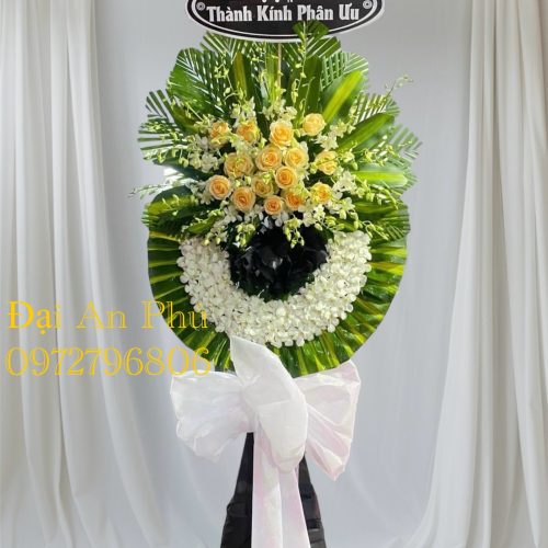 Hoa chia buồn, hoa đám tang #HCB05 ,.Giao hoa Cần Thơ