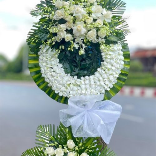 Hoa chia buồn - hoa đám tang #HCB09 ,.Giao Hoa Tang Lễ Cần Thơ