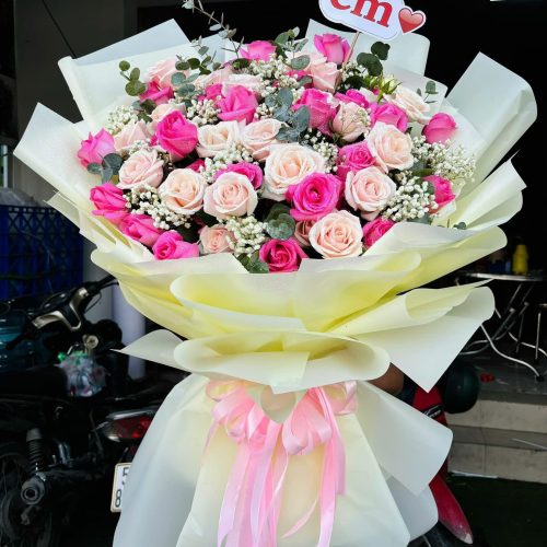 Hoa bó #HB15  ,.tiệm hoa Ninh Kiều Cần Thơ