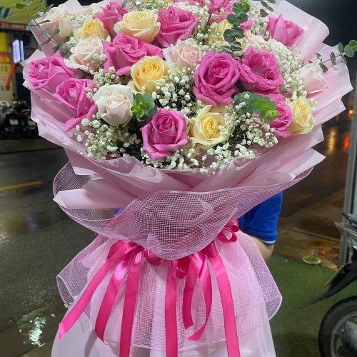 Hoa bó #HB14  ,.tiệm hoa An Khánh Cần Thơ