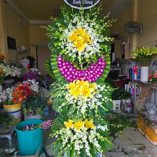Hoa Viếng Đám Tang #Vầng Trăng Khuya ,.Hoa Tươi Cần Thơ