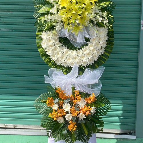 Vòng hoa viếng #Khúc Hát Cuối Tiễn Biệt ,.Shop hoa Cần Thơ