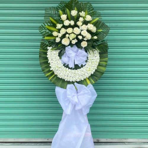 Vòng hoa viếng #Hoa Tâm Thành Kính ,.Tiệm hoa Cần Thơ