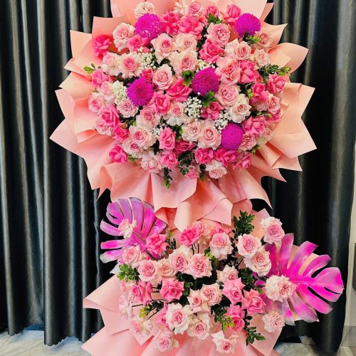 Lẵng hoa khai trương #002 ,.giao hoa An Khánh Cần Thơ
