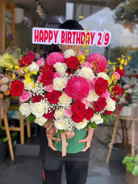Giỏ Hoa Khai Trương, Hoa Chúc Mừng, Sinh Nhật